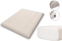 Materac 160x200 Bawełniany - Pascall Futon Comfort Natural - Ecru