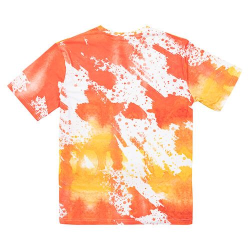 Koszulka Cotton-Like Bleached Leopard Dreams Orange do sublimacji L zdjęcie 2