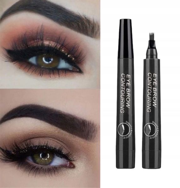 KREDKA DO BRWI MARKER EYEBROW CZARNY WODOODPORNY zdjęcie 8