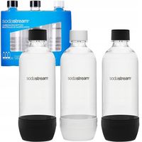 3X BUTELKI SODASTREAM 1L STANDARD DO SATURATORA ZESTAW