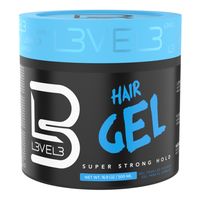 L3VEL3 Super Strong Hair Gel - Bardzo mocny żel do włosów, 500ml