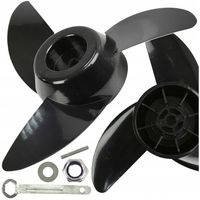 ŚRUBA NAPĘDOWA DO SILNIKA ZABURTOWEGO ELEKTRYCZNEGO ZESTAW 200mm 3-łopatki