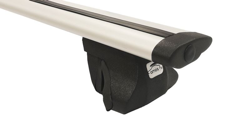 Uniwersalny bagażnik bazowy na relingi standardowe i zintegrowane AMOS ALFA Belki Aluminiowe Dynamic 160cm zdjęcie 3