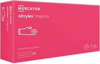 Rękawice nitrylowe nitrylex magenta roz. M 100 szt