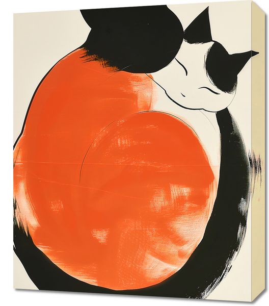 Obraz 50x60cm Yin i Yang Kotów zdjęcie 1