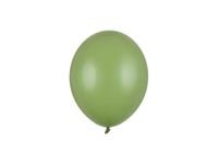 Balony pastelowe rozmarynowa zieleń strong, 12 cm 100 szt.