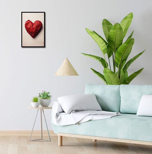 Plakat 30x45cm Kreślone Serce na Arena.pl