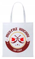 Dla Kucharza Kucharki Torba Eco Biała Shopper Z Nadrukiem Ze Zdjęciem