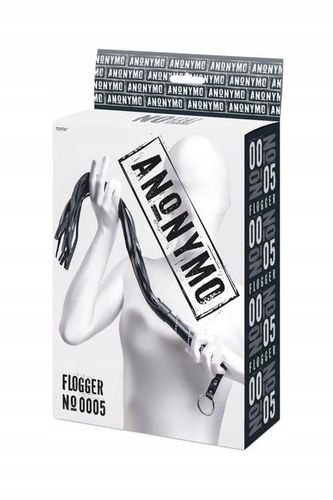 anonymo flogger, pu leather, black, 64 cm na Arena.pl