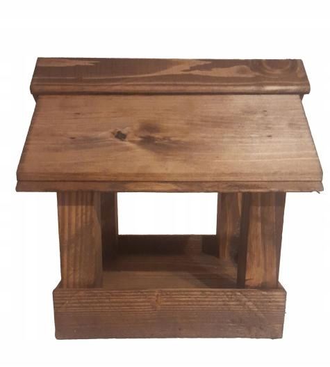 karmnik dla ptaków, mały karmnik, z drewna zdjęcie 2