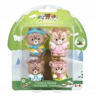 Renne - Rodzina Reniferów - Zestaw 4 Figurek - Klorofil