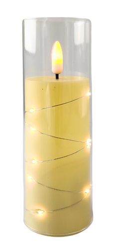 Świeca LED z łańcuchem LED SUBITO GC711 D55H150 kość słoniowa (267) na Arena.pl