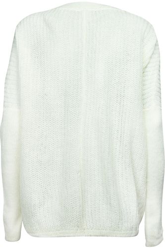 Vero Moda Biała Narzuta - 42 / XL na Arena.pl