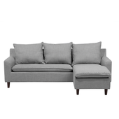 Narożnik obustronny jasnoszary ELVENES