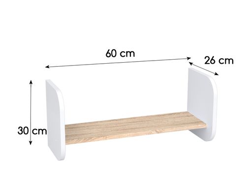 014 Półka 60 biało-szara na Arena.pl
