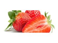 100X40CM ŚWIEŻE TRUSKAWKI OBRAZ DREWNO