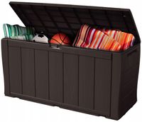 Skrzynia ogrodowa, balkonowa, schowek Sherwood 270L firmy Keter BRĄZ