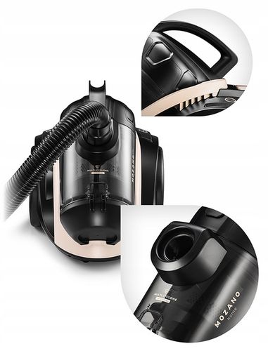 ODKURZACZ BEZWORKOWY 4000W CYKLONOWY TURBOSZCZOTKA FILTR HEPA 15w1 MOZANO na Arena.pl