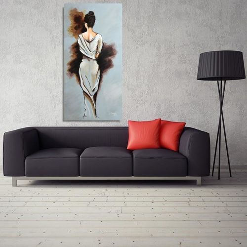 Obraz na płótnie - Canvas, Kobieta 2 40x100 na Arena.pl