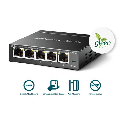 Switch TP-Link 5p TL-SG105E (5x10/100/1000Mbit) na Arena.pl