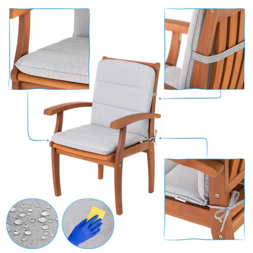 Poduszka ALBA na krzesło fotel ogrodowy, poducha na taras 102x50x6 na Arena.pl