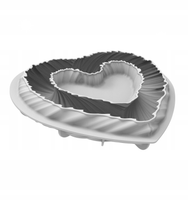 Silikomart forma silikonowa w kształcie serca Heartbeat 3D 22x25 cm