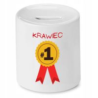 Skarbonka Dla Krawcowej Krawca Numer Jeden Z Nadrukiem Ze Zdjęciem