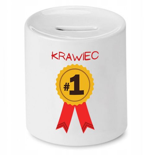 Skarbonka Dla Krawcowej Krawca Numer Jeden Z Nadrukiem Ze Zdjęciem na Arena.pl
