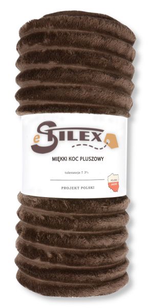 Miękki Koc Pluszowy 200X220 Pati Brąz zdjęcie 1