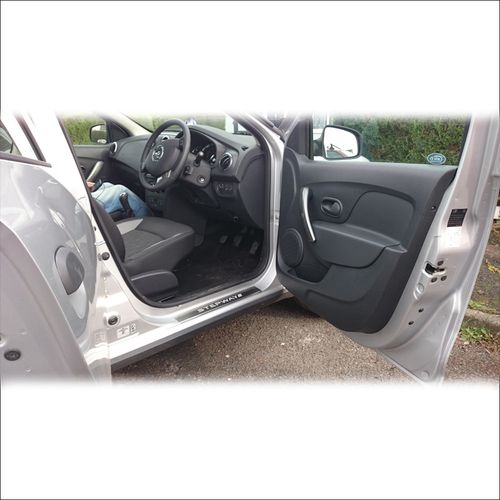 Listwa progowa DACIA SANDERO MK2 STEPWAY Stal nierdzewna 304 mat 4szt na Arena.pl