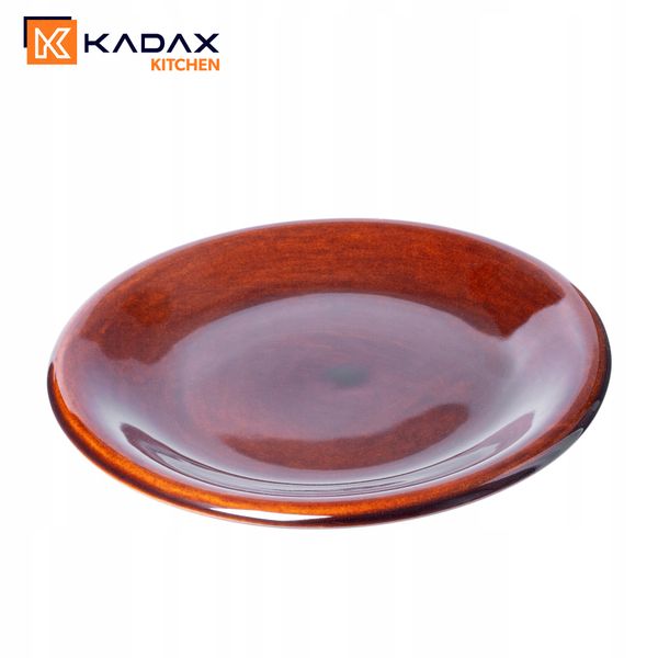 Kadax Talerz Deserowy do Ciasta Kamionka 19cm 4szt zdjęcie 10