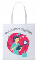 Dla Mamy Mamusi Prezent Torba Eco Biała Shopper Z Nadrukiem Ze Zdjęciem