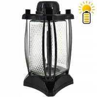 Znicz SOLARNY Znicz na Grób Czarna Kapliczka Lampion Czarny Znicz LED