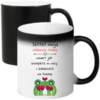 KUBEK MAGICZNY PREZENT DLA DZIEWCZYNY ŻONY MĘŻA CHŁOPAKA WALENTYNKI WZORY