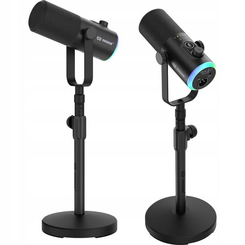 Mikrofon Mozos GM-ONE-BK dynamiczny mikrofon studyjny USB-C i XLR na Arena.pl