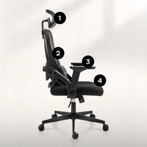 Fotel gamingowy Huzaro Combat 2.7 Black na Arena.pl