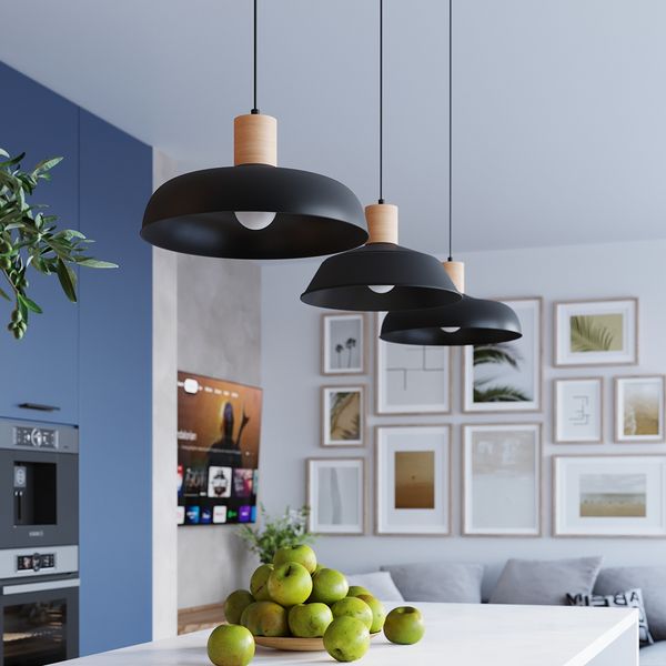 Lampa wisząca INDY czarna zdjęcie 12