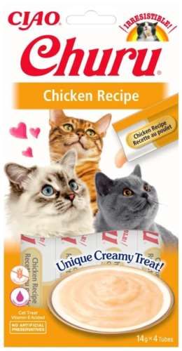 INABA CAT CHURU CHICKEN RECIPE 4x14g (56g) na Arena.pl