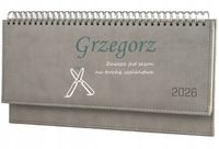 TERMINARZ DLA OGRODNIKA personalizowany 2026 tygodniowy kalendarz biurkowy