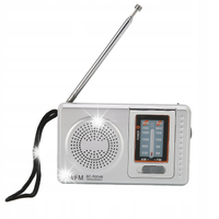 RADIO PRZENOŚNE KIESZONKOWE DSP FM AM BIAŁY 9,5X6X2,2CM