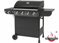 SOLIDNY GRILL GAZOWY EL FUEGO COLUMBUS 4+1 15kW !!