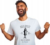 Koszulka Prezent DLA RYBAKA NA RYBY NAJLEPSZY OKAZ