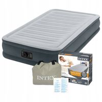 Materac dmuchany Air Bed Comfort-Plush Twin zestaw z pompką Intex 67766