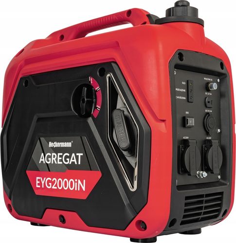 AGREGAT PRĄDOTWÓRCZY GENERATOR PRĄDU INWERTOROWY NA BENZYNĘ CICHY 2KW na Arena.pl