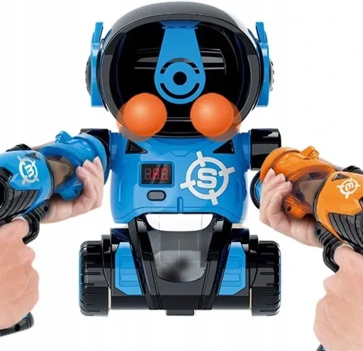 ROBOT CEL do STRZELANIA GRA 2 PISTOLETY NA KULKI zdjęcie 4