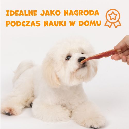 Piers z kaczki filet na patyku przysmak przekąska dla psa naturalne 500g na Arena.pl