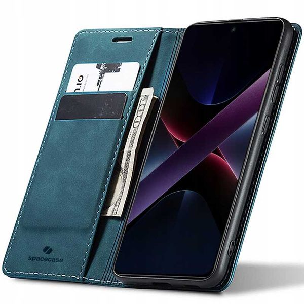 Spacecase Wallet Poco X7 Pro 5G Blue zdjęcie 1