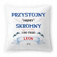 Poduszka Dla Leona Na Urodziny Imieniny Na Prezent Z Nadrukiem Ze Zdjęciem