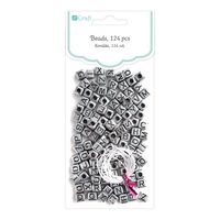 KORALIKI 124 SZTUKI LITERKI SREBRNE GRKO-020 DP CRAFT 5907589982879