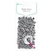 KORALIKI 124 SZTUKI LITERKI SREBRNE GRKO-020 DP CRAFT 5907589982879